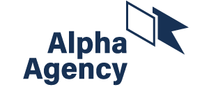 Alpha Agency logotipas